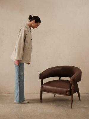Veste en cuir Ania