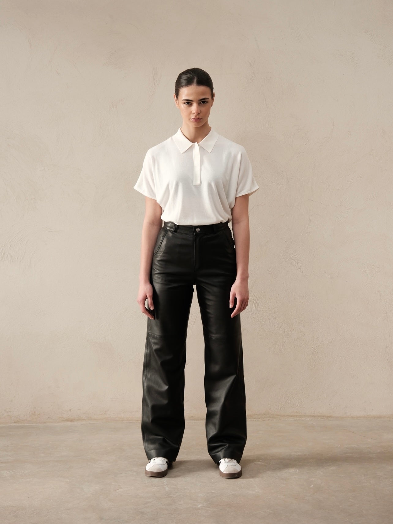 Pantalon en cuir Chama
