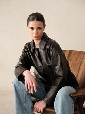 Veste en cuir Diana