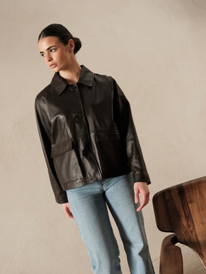 Veste en cuir Diana