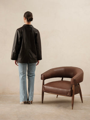 Veste en cuir Ania