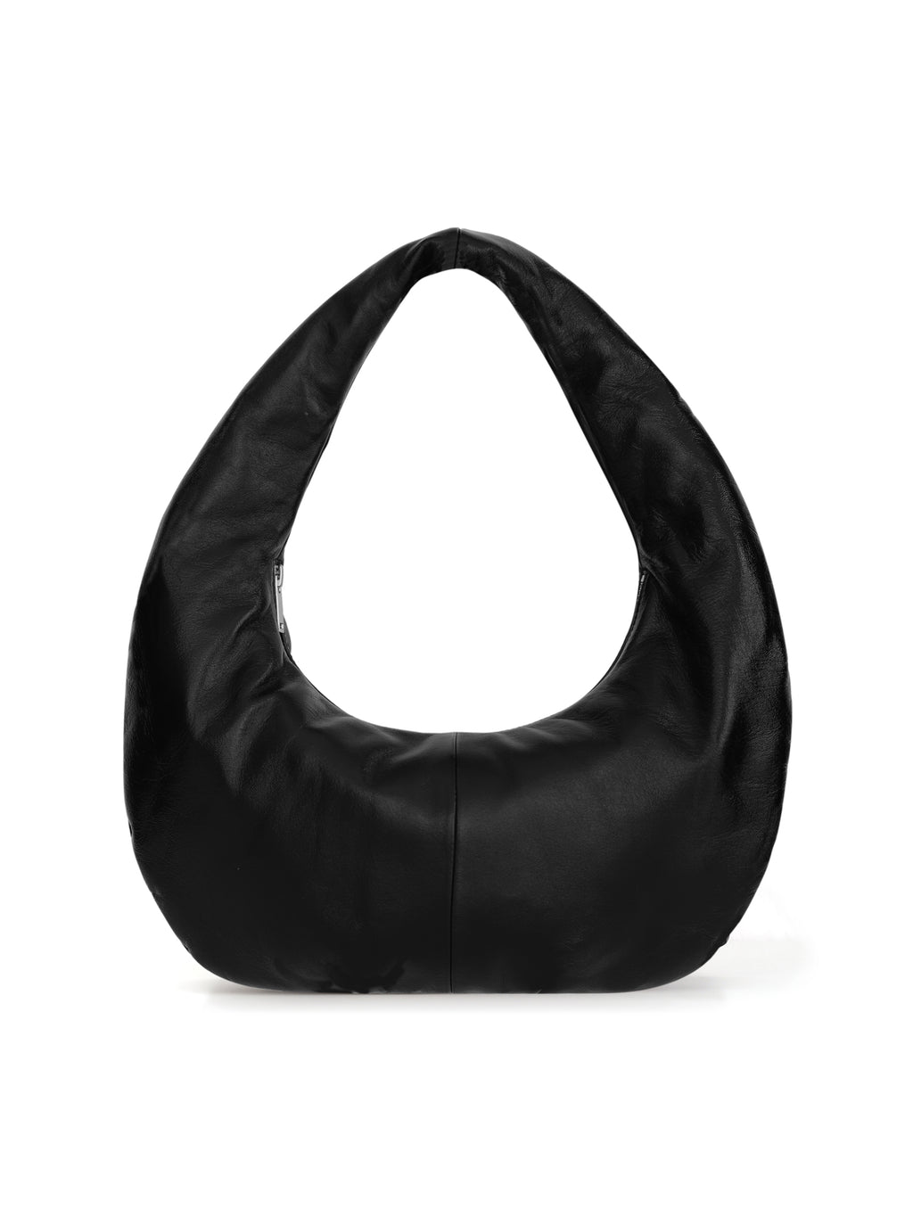 Big banana leather bag