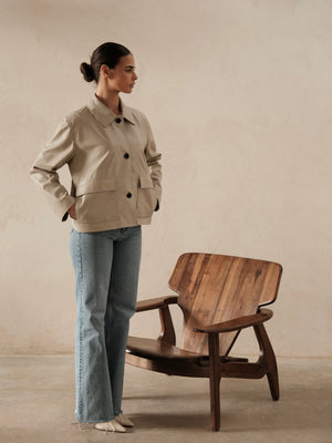 Hishka leather coat