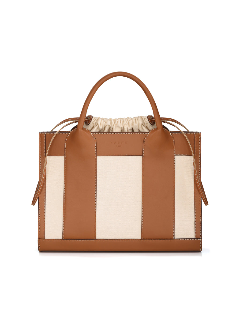 The leather tote bag