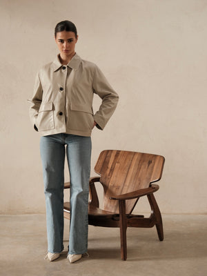 Hishka leather coat