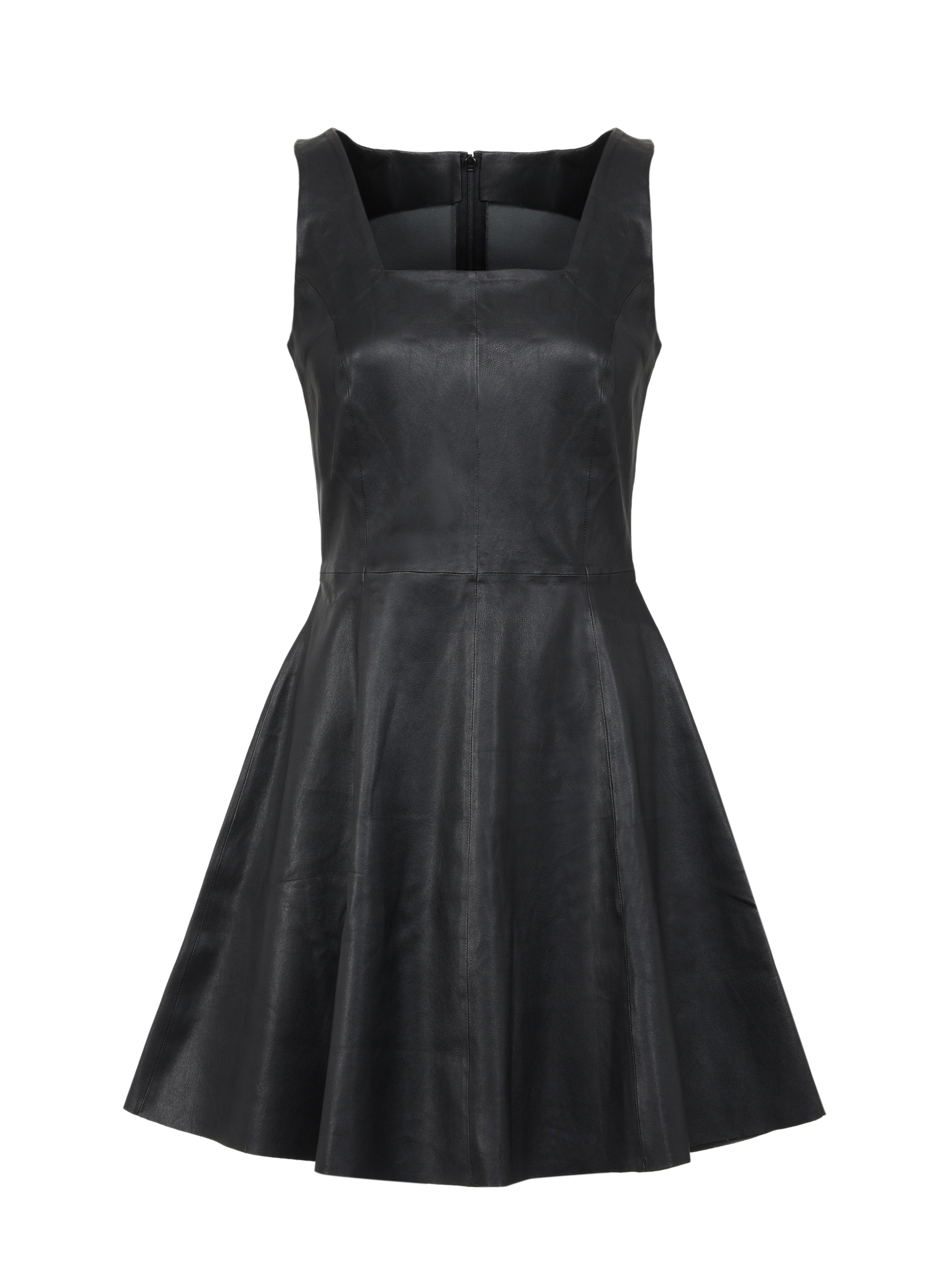 knee length dresses for ladies As by DF Women's Demeter Stretch Leather Dress - Brown - Size Xs