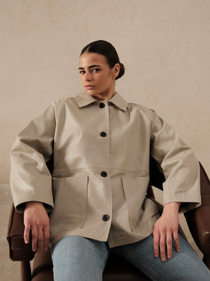 Veste en cuir Ania
