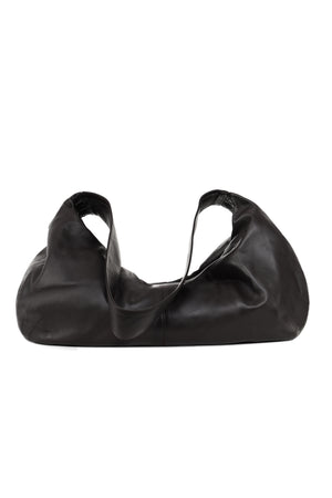 Leather tote bag