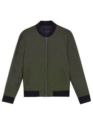 The leather bomber