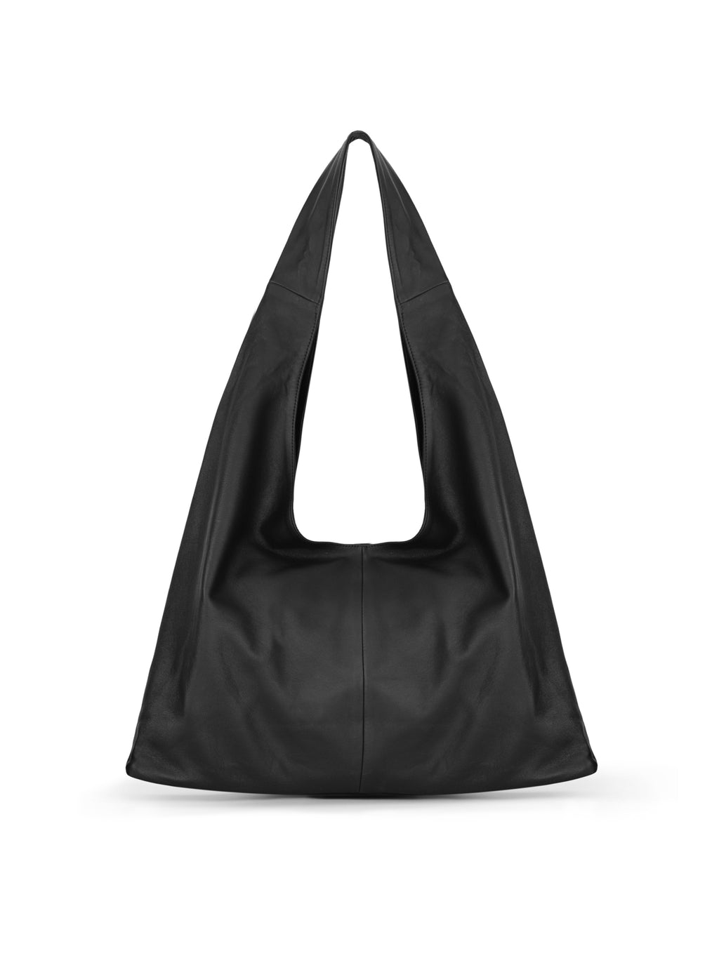 Leather tote bag
