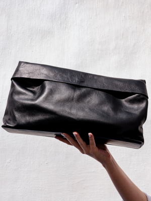 Soft leather pouch