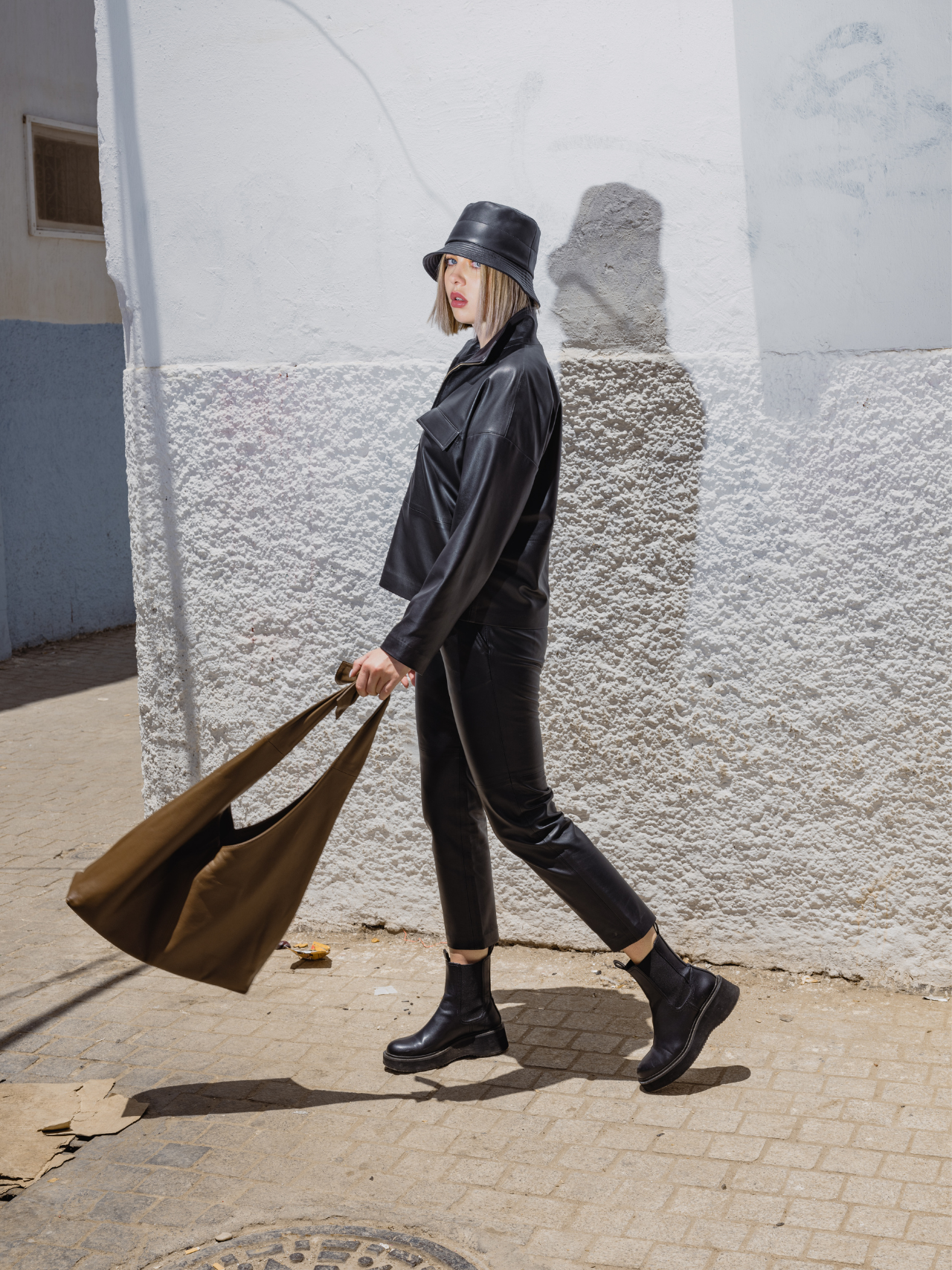 Le tote bag en cuir