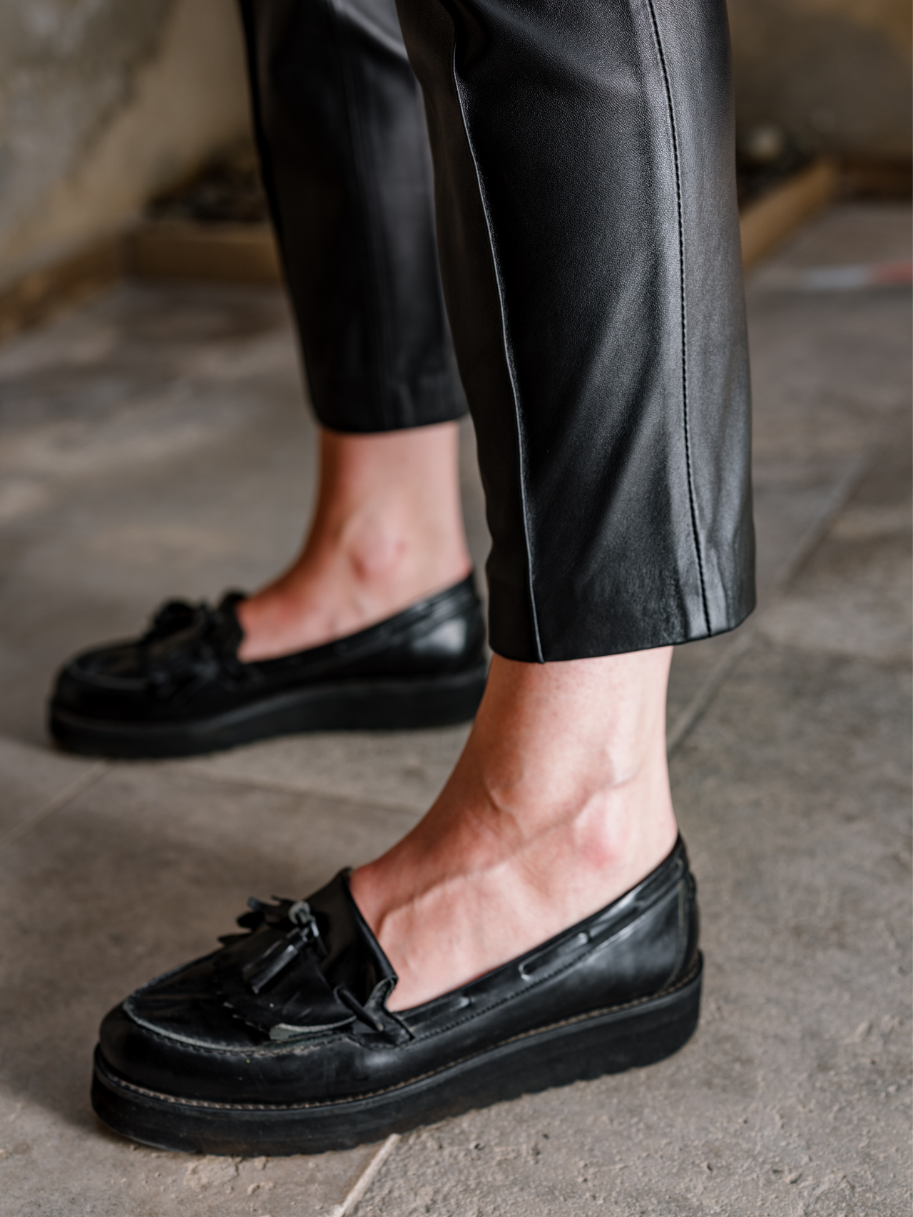 Pantalon en cuir Sophia