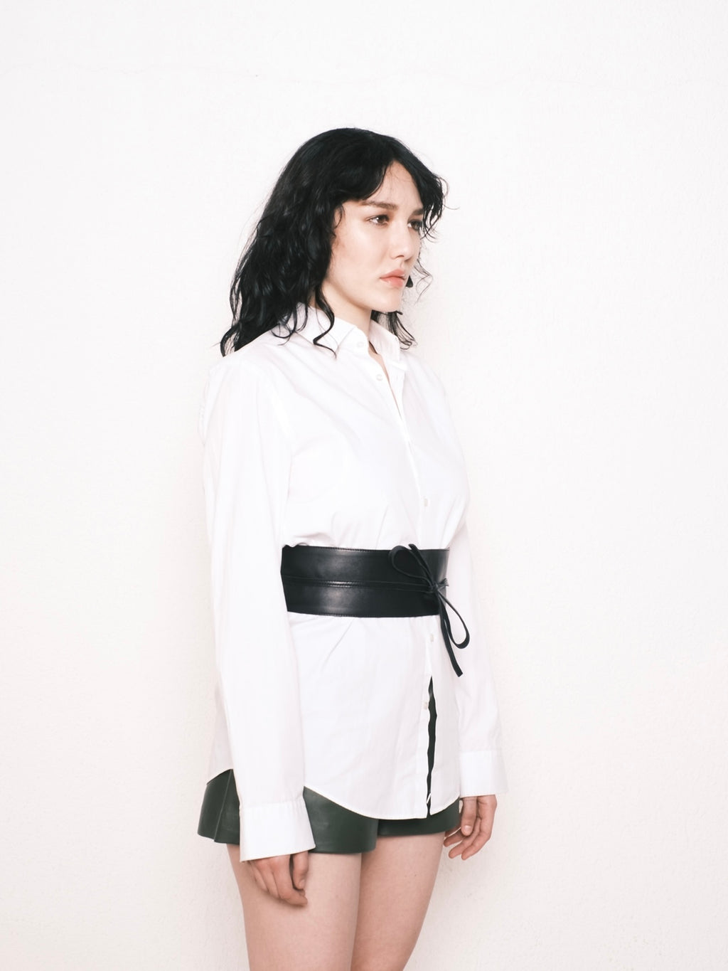 Lana leather belt