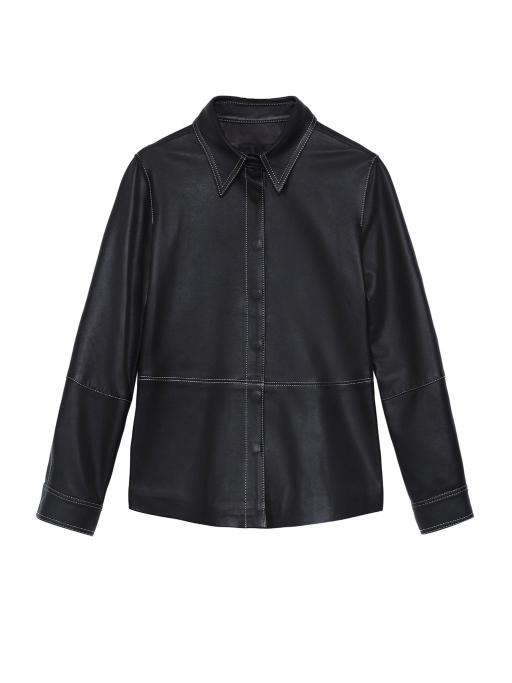 Joseph leather shirt