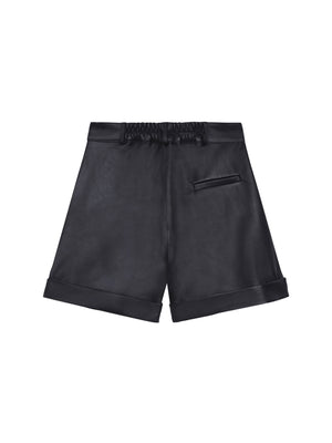 India leather shorts