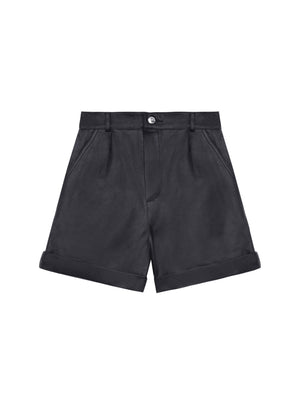 India leather shorts