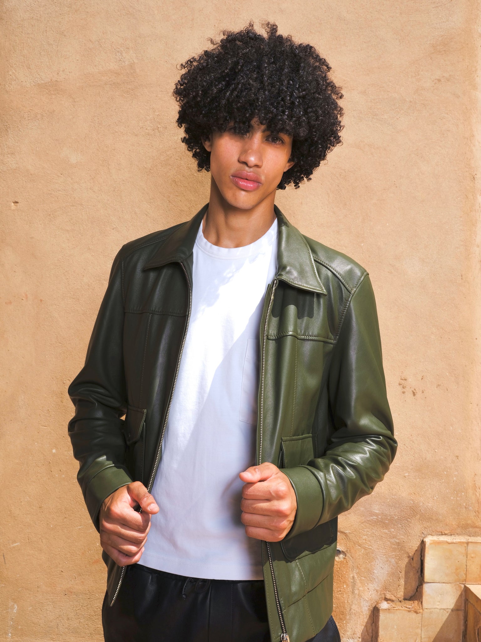 La veste en cuir Aïko