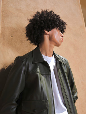 La veste en cuir Aïko