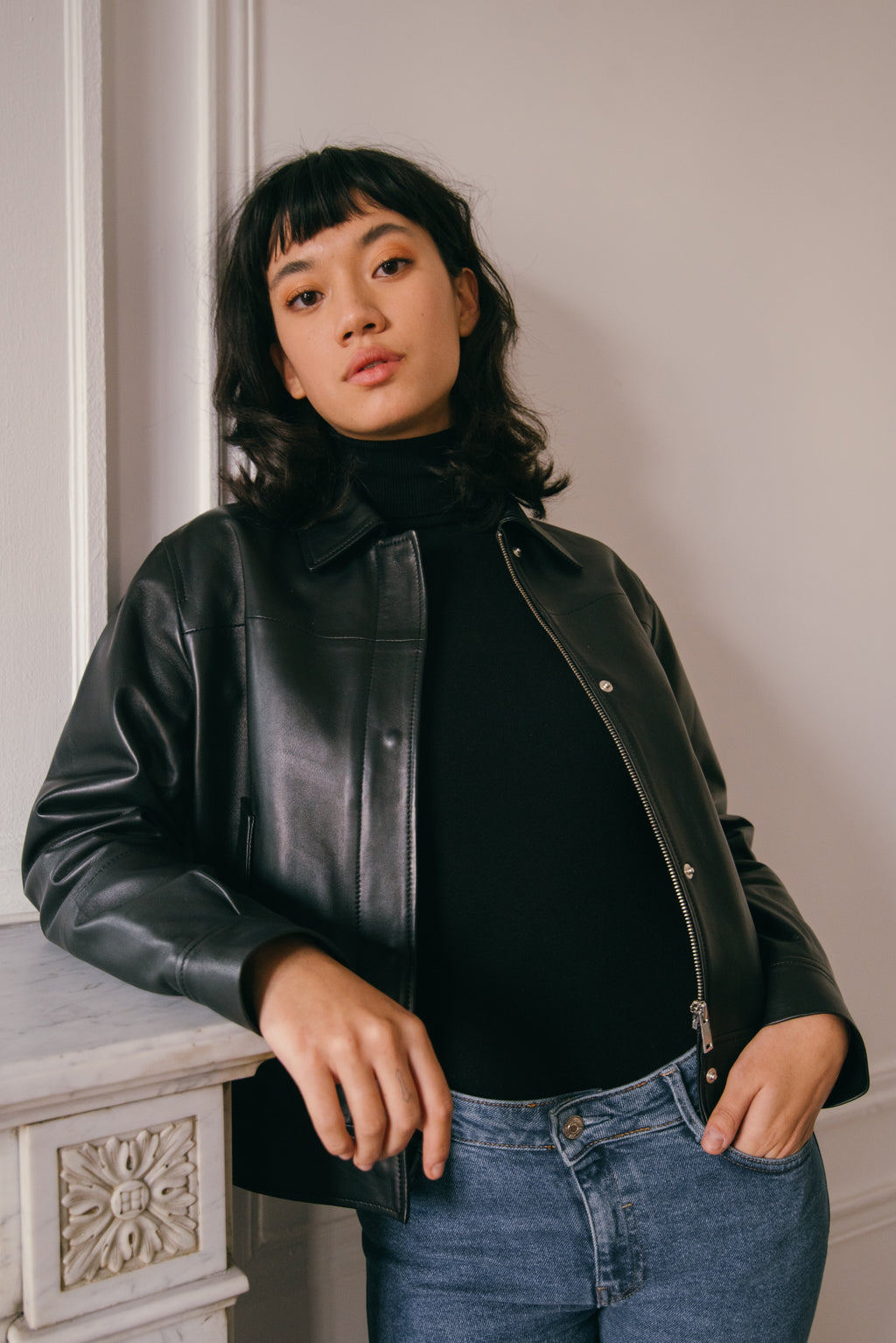 Kumi leather jacket