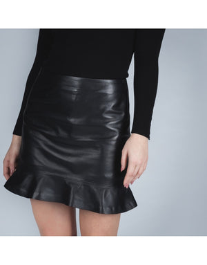 Ana leather skirt