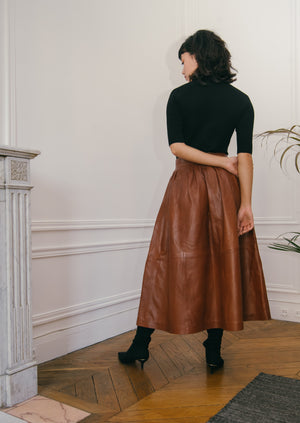 Tokyo leather skirt