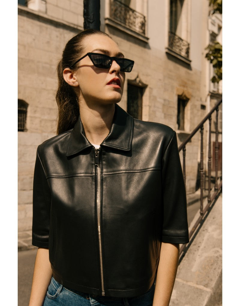 Maya leather jacket